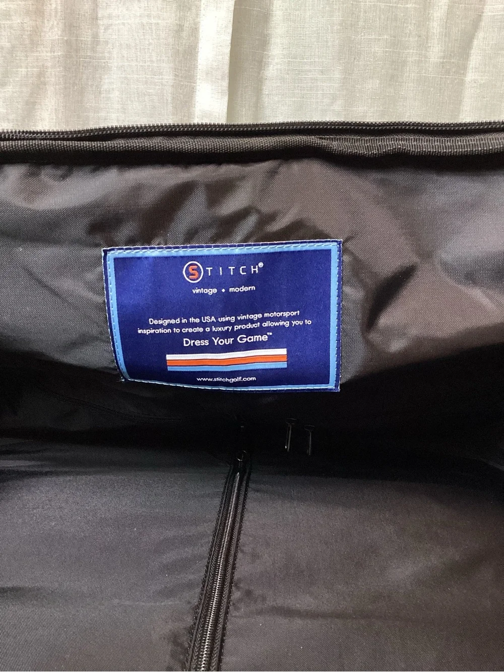 Stitch Golf Ultimate Garment Bag- Black